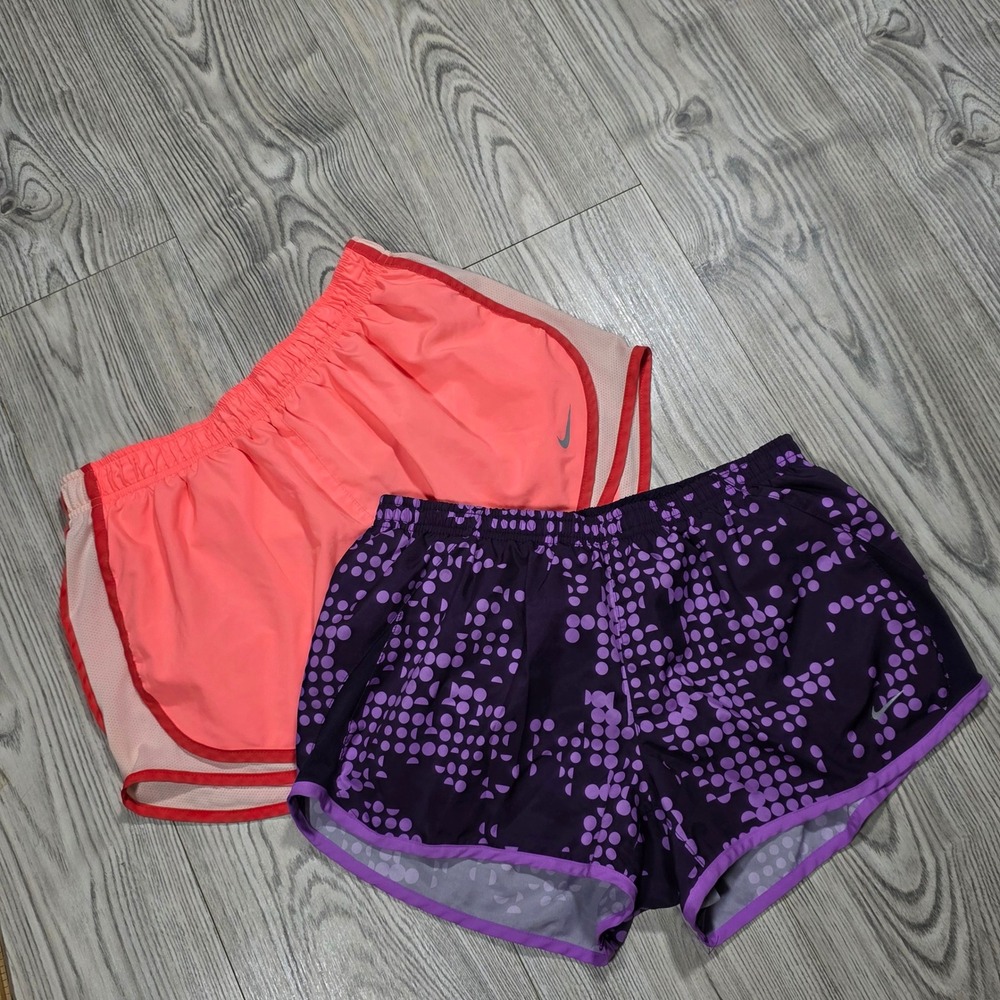 2 Nike Dri Fit Tempo Running Shorts - Size Large